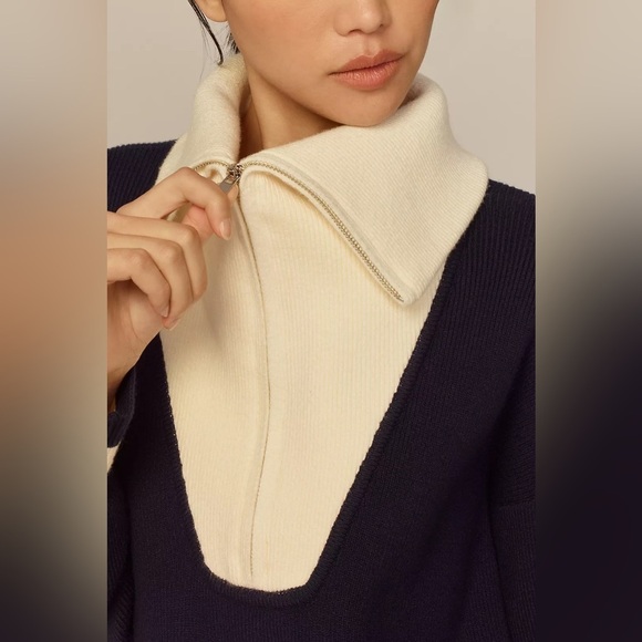 NWT Size LP (P2P 25") - Anthropologie Maeve Sweater Twofer Mini Dress - Picture 7 of 16